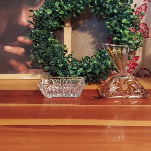 Crystal Amber Trinket Dish Gift - Picture 4 of 4